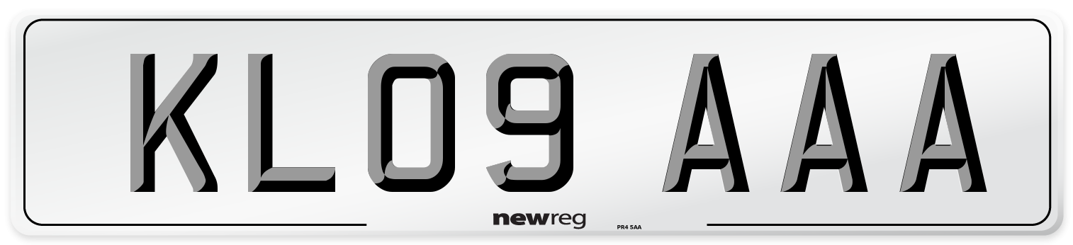 KL09 AAA Number Plate from New Reg